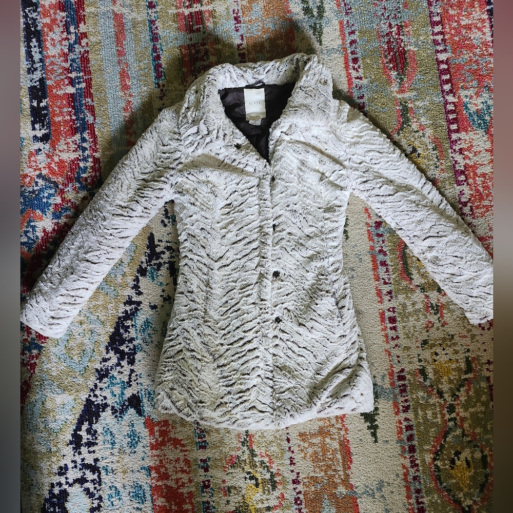 Faux Fur Coat size 6